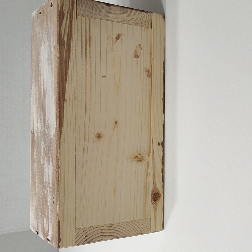 Pair of Solid Wood Rectangular Decor Boxes ( set of 2) - Picture 4 of 8